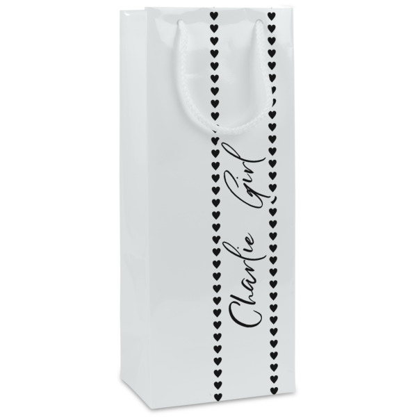 Custom Design Your Own Wine Gift Bags - Matte