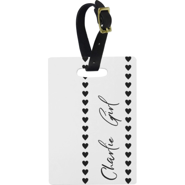 Custom Design Your Own Plastic Luggage Tag - Rectangular
