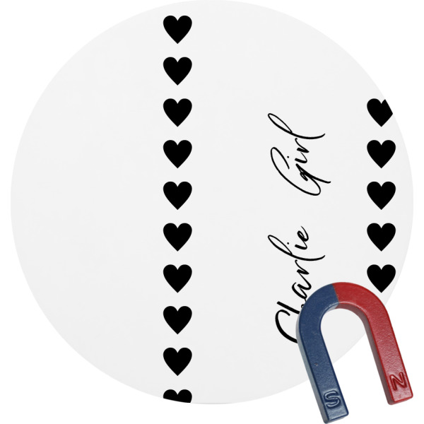 Custom Design Your Own Round Fridge Magnet