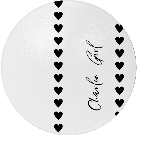 Custom Design Your Own Round Glass Cutting Board