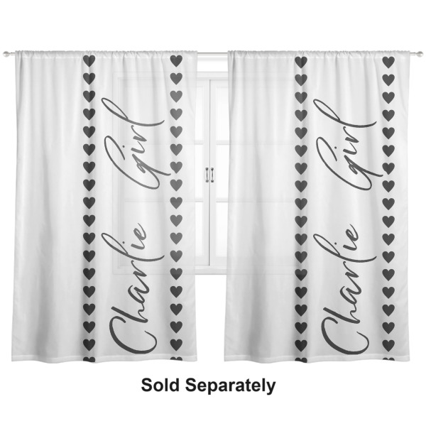 Custom Design - Sheer Curtains Double