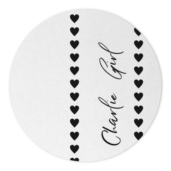Custom Design - Round Paper Coaster - Approval