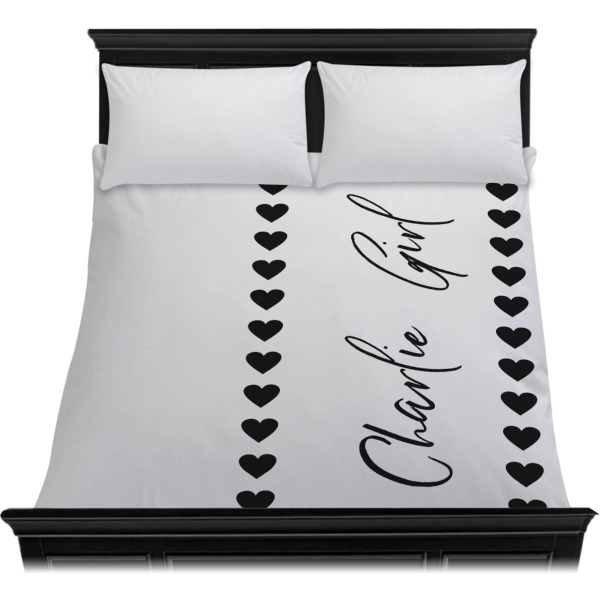 Custom Design - Duvet Cover - Queen - On Bed - No Prop