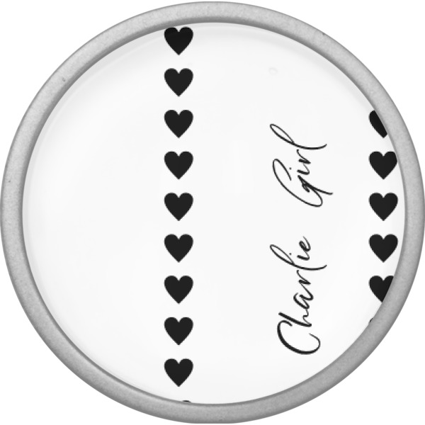 Custom Design - Cabinet Knob - Nickel - Front