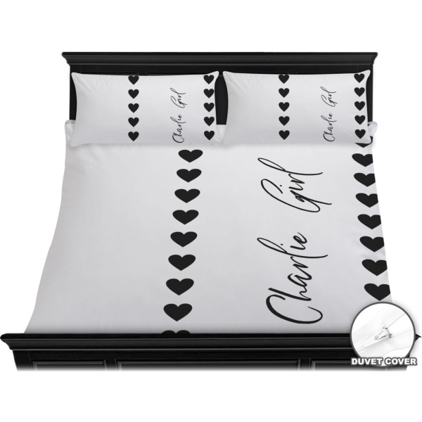 Custom Design - Bedding Set - King - Duvet - On Bed