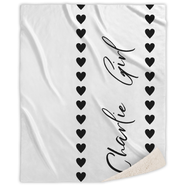 Custom Design Your Own Sherpa Throw Blanket