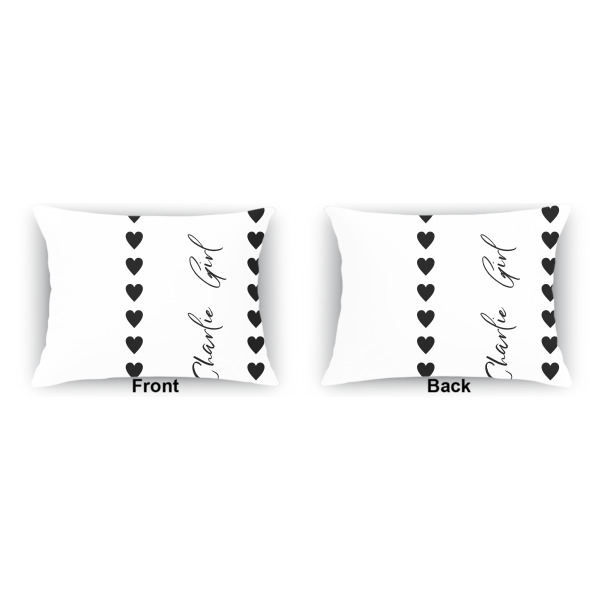Custom Design - Outdoor Rectangular Throw Pillow (Front and Back)