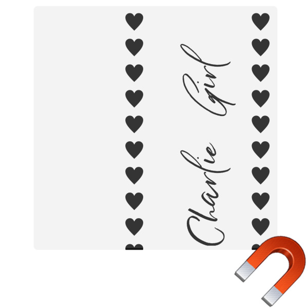 Custom Design Your Own Square Car Magnet - 6"