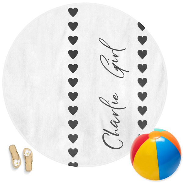 Custom Design Your Own Round Beach Towel