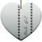 Design Your Own Heart Ceramic Ornament