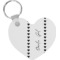 Design Your Own Heart Plastic Keychain
