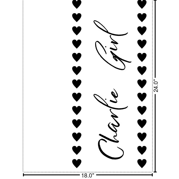 Custom Design Your Own Cabinet Decal - Large