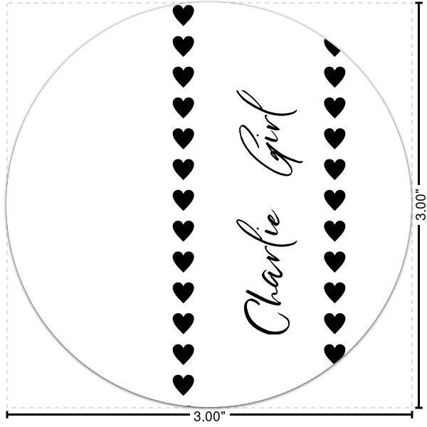 Custom Design Your Own Multipurpose Round Labels - 3"