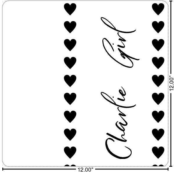 Custom Design Your Own Square Decal - Medium