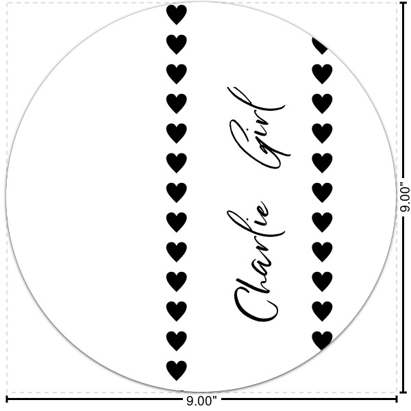 Custom Design Your Own Round Decal - Small
