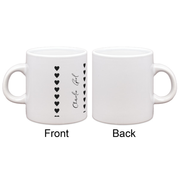 Custom Design - Single Shot Espresso Cup - Single - Front & Back