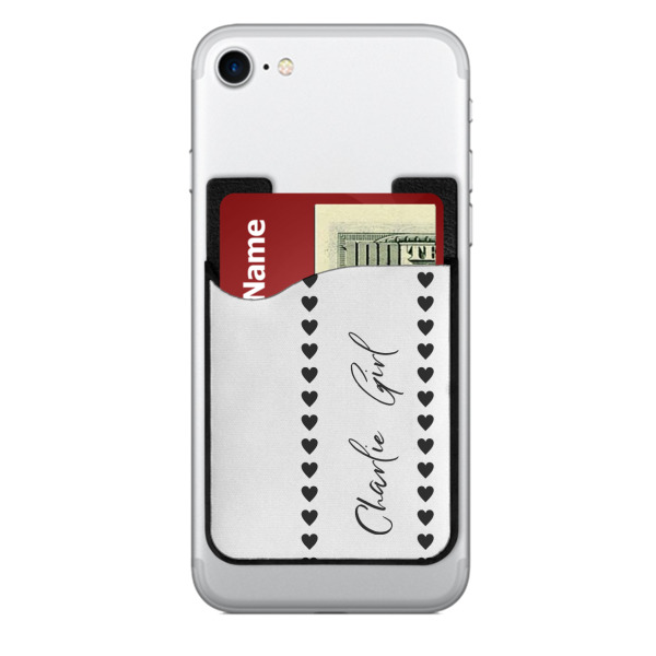 Custom Design Your Own 2-in-1 Cell Phone Credit Card Holder & Screen Cleaner