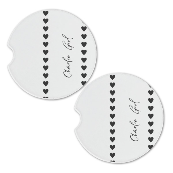 Custom Design - Sandstone Car Coasters - Set of 2