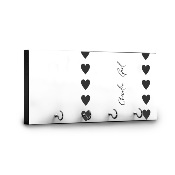 Custom Design - Key Hanger - Front View with Hooks