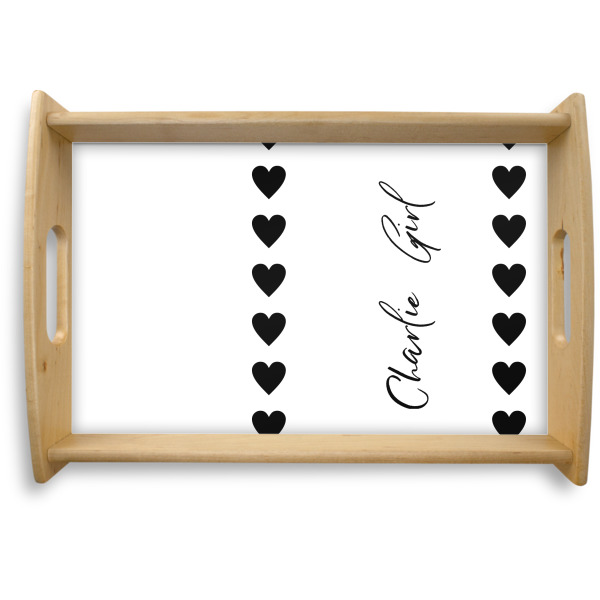 Custom Design Your Own Natural Wooden Tray - Small