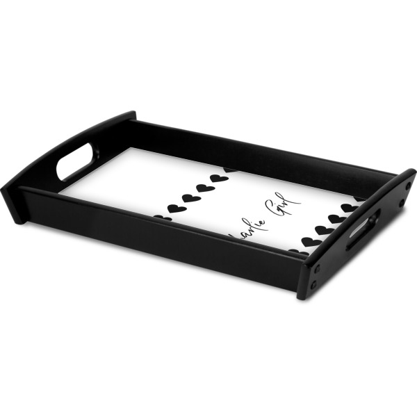 Custom Design - Serving Tray Black - Corner