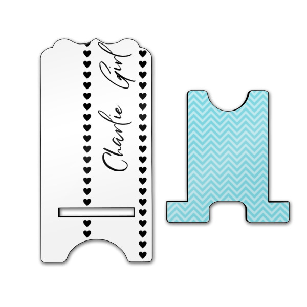 Custom Design - Stylized Phone Stand - Front & Back - Large