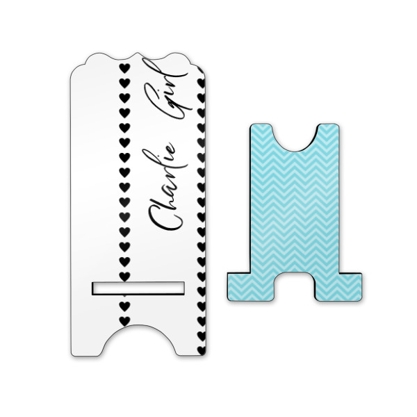 Custom Design - Stylized Phone Stand - Front & Back - Small