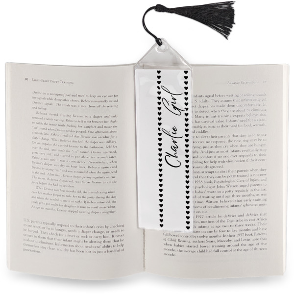 Custom Design - Bookmark w/ Tassel - In Book