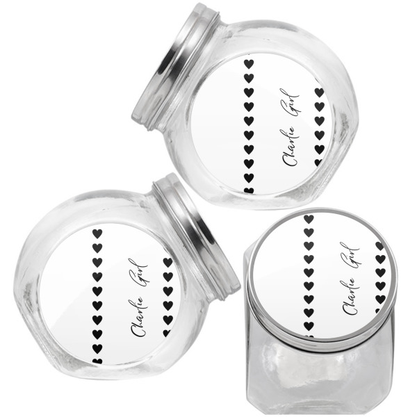 Custom Design - Puppy Treat Jar - Top Left Right