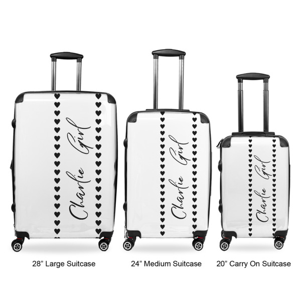 Custom Design - Luggage Bags all sizes - With Handle