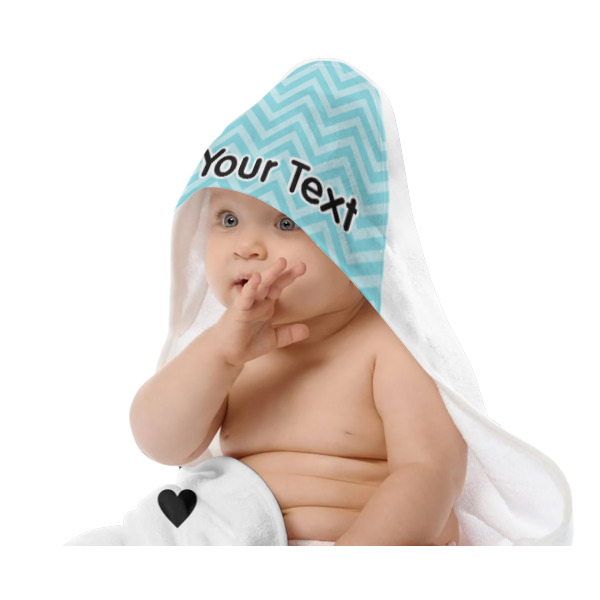 Custom Design - Baby Hooded Towel on Child