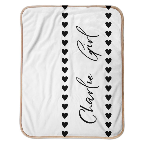 Custom Design - Baby Sherpa Blanket - Flat
