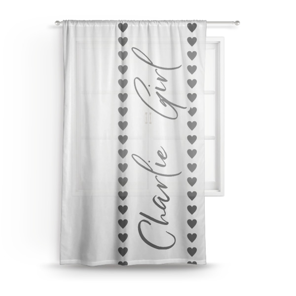 Custom Design Your Own Sheer Curtain