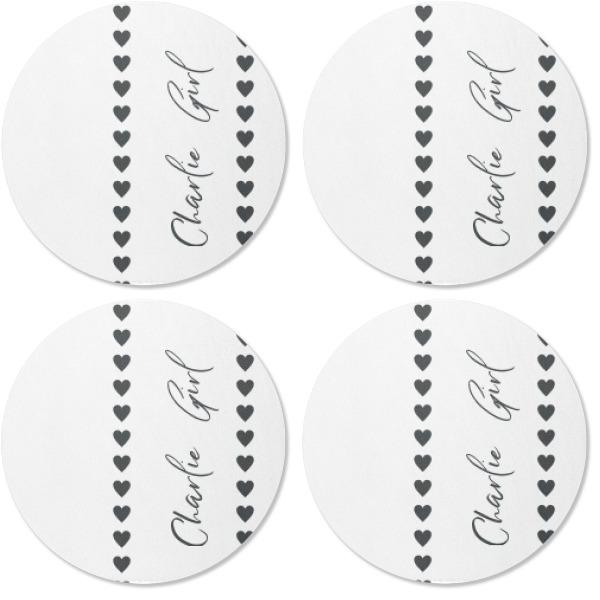 Custom Design - Coaster Round Rubber Back - Apvl