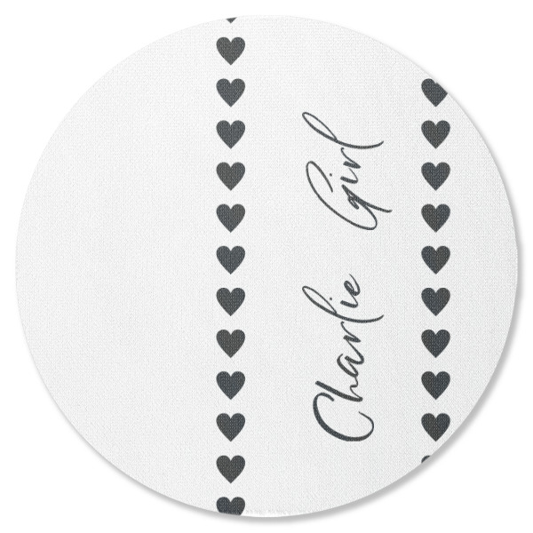 Custom Design - Round Coaster Rubber Back - Single