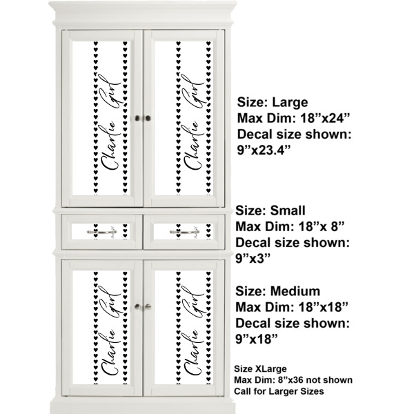 Custom Design - Full Cabinet (Show Sizes)