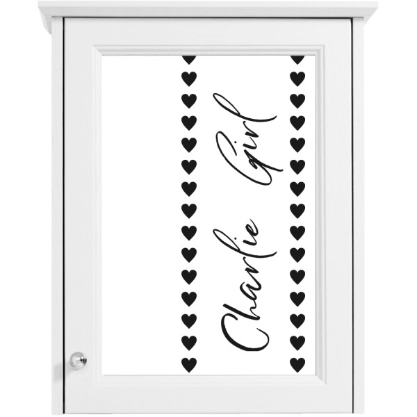 Custom Design - Single White Cabinet Decal