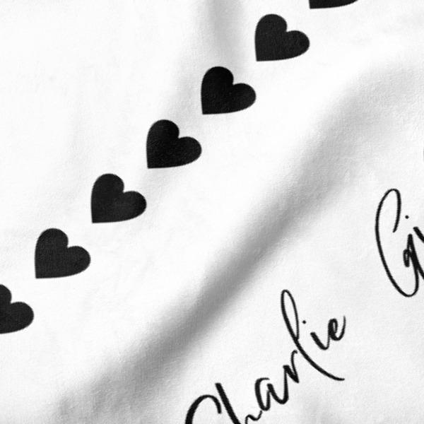 Custom Design - Hooded Baby Towel- Detail Close Up