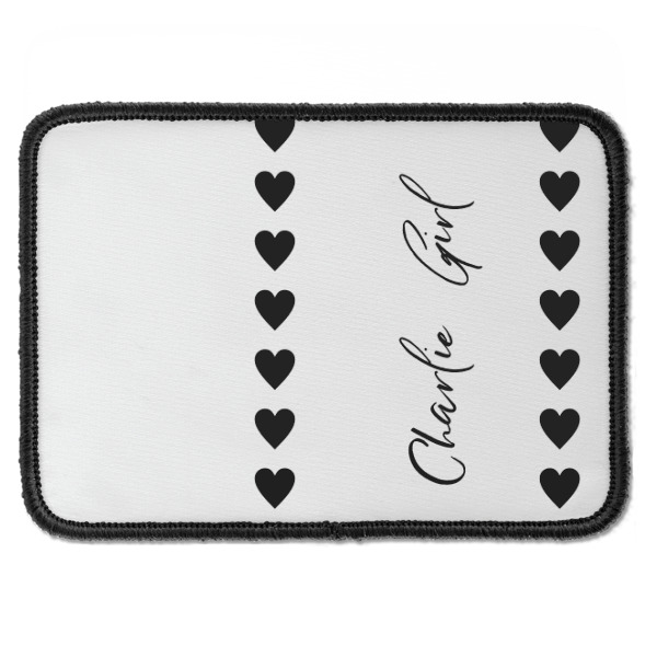 Custom Design - Iron On Patch - Rectangle - Front