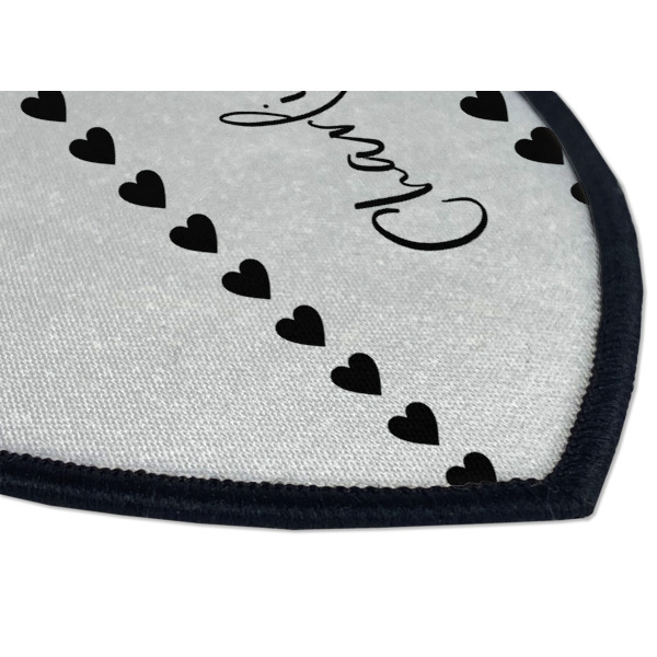 Custom Design - Iron On Patch - Shield - Style B - Closeup