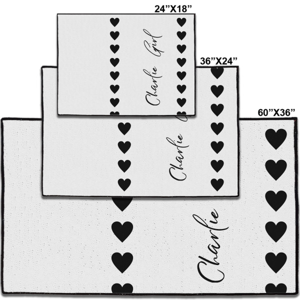 Custom Design - Door Mats - Size Comparison