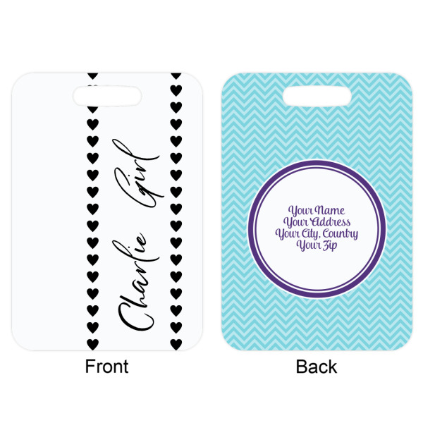 Custom Design - Metal Luggage Tag - Approval