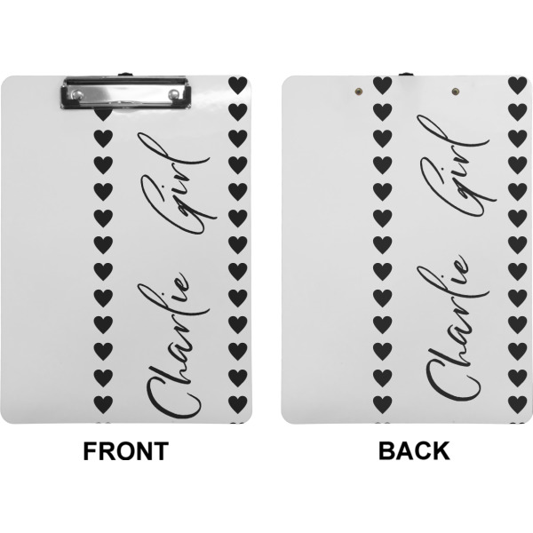 Custom Design - Clipboard (Letter) (Front + Back)