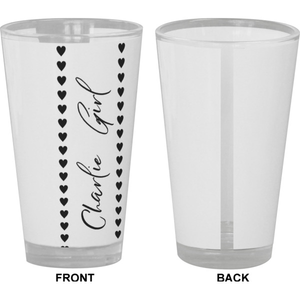 Custom Design - Pint Glass - Full Color - Front & Back Views