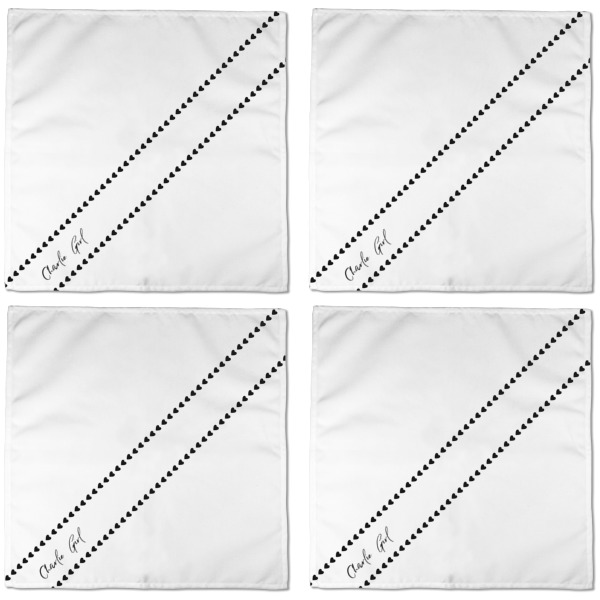 Custom Design - Cloth Napkins - Personalized Dinner (APPROVAL) Set of 4