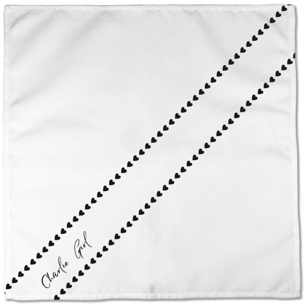 Custom Design - Cloth Napkins - Personalized Dinner (Full Open)