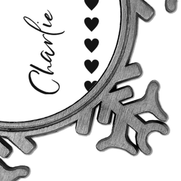 Custom Design - Vintage Snowflake - Detail