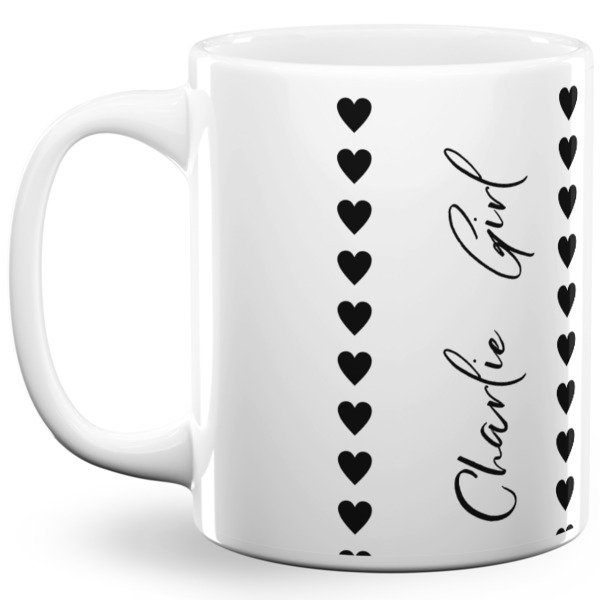 Custom Design Your Own 11 oz Coffee Mug - White