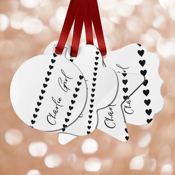 Custom Design Your Own Metal Ornaments - Double-Sided