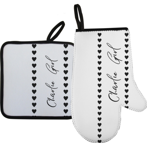 Custom Design Your Own Oven Mitt & Pot Holder Set